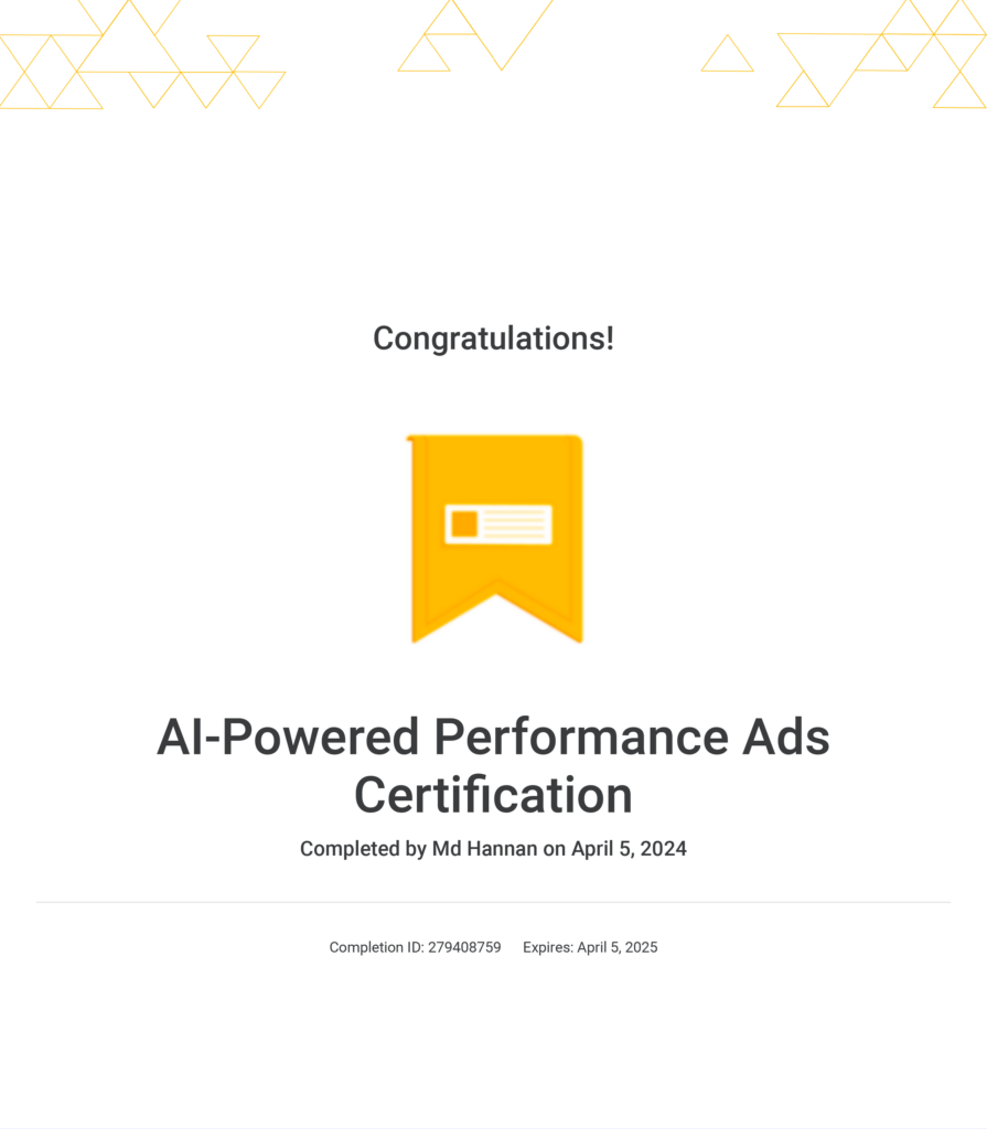 AI-Powered Performance Ads Certification _ Google