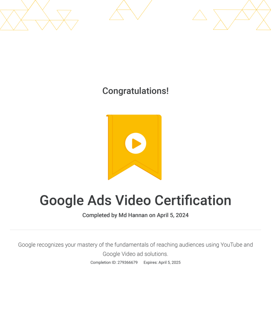 Google Ads Video Certification _ Google